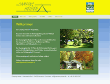 Tablet Screenshot of camping-heiner.de